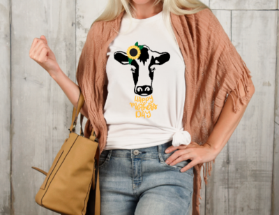 Happy Mother&#39;s Day Heifer Farmhouse Shirt