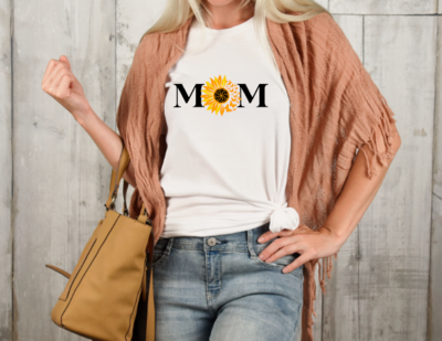 Mom Farmhouse Style Sunflower Shirt