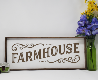 Large Handcrafted Farmhouse Sign