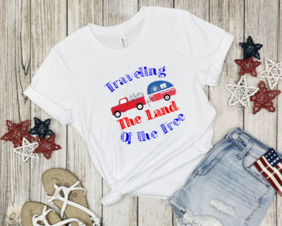 Patriotic Shirt, Traveling the Land of the Free