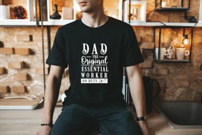 Dad the Original Essential Worker Graphic Tees