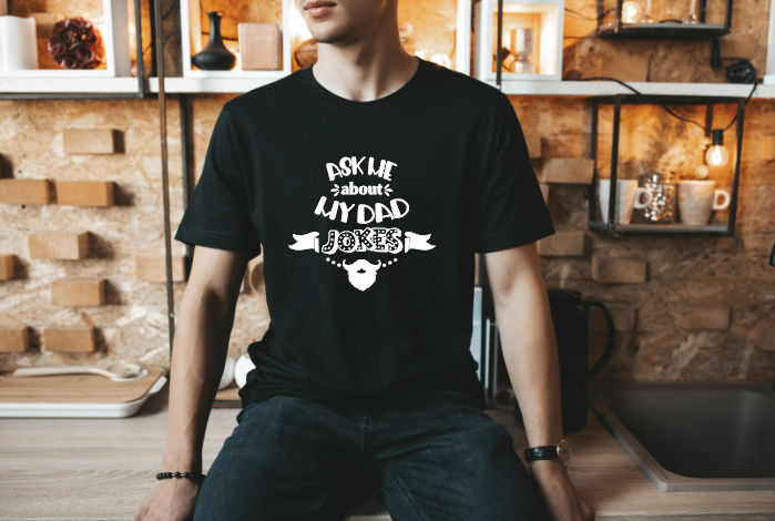Ask me About My Dad Jokes Graphic Tee