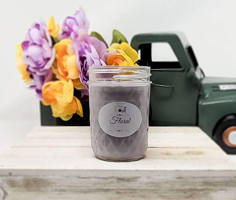 Floral Scented Soy Candles