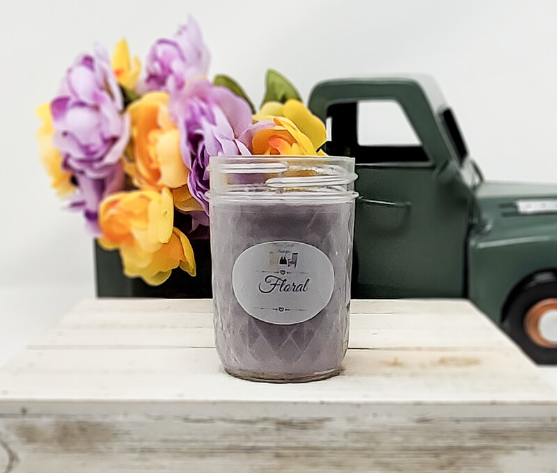 Floral Scented Soy Candles