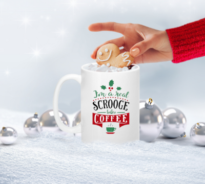 Scrooge Before Coffee Christmas Gift Mug