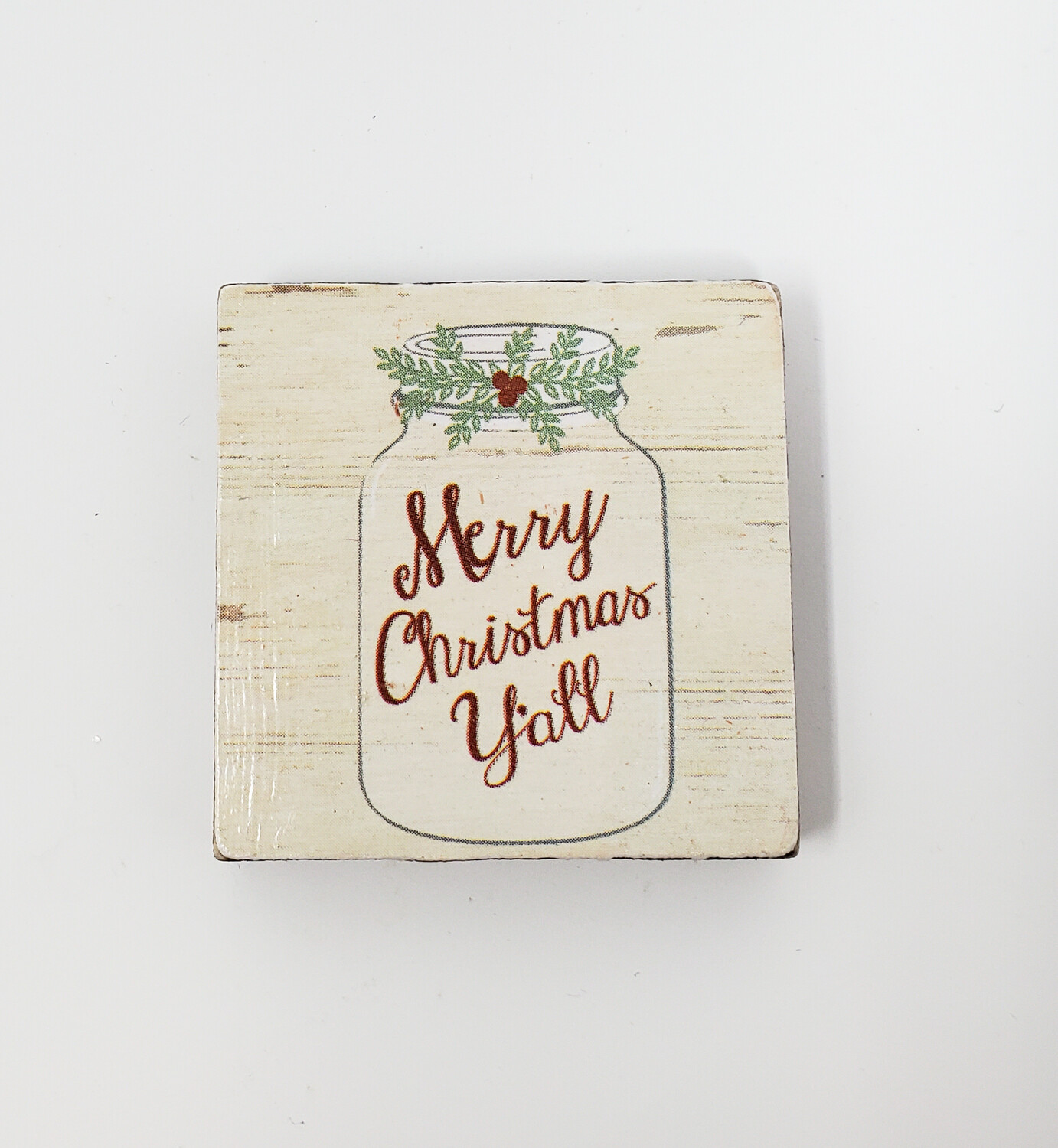 Holiday Mason Jar Mini Tiered Tray Signs