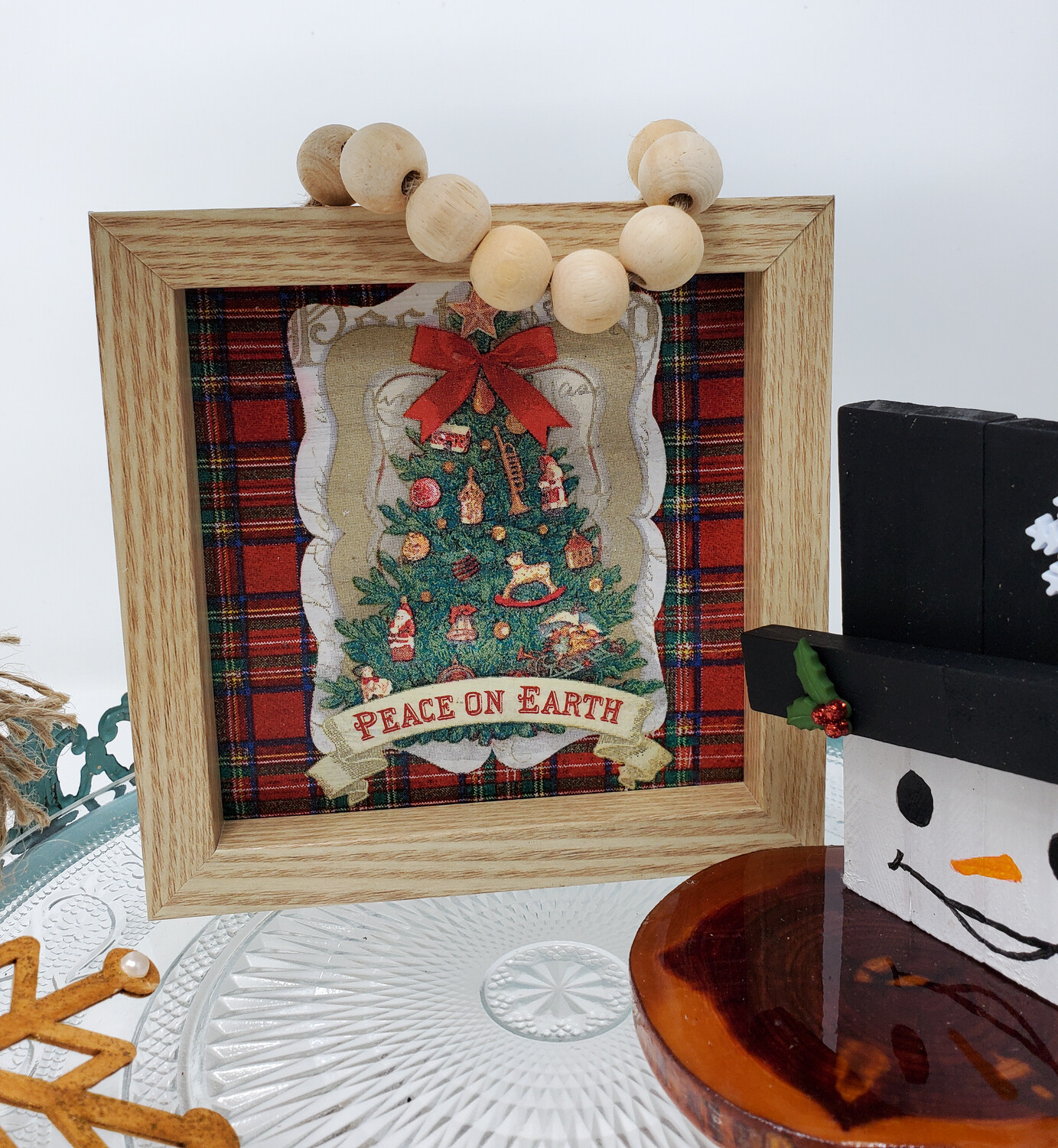 Vintage Look Christmas Tree Sign