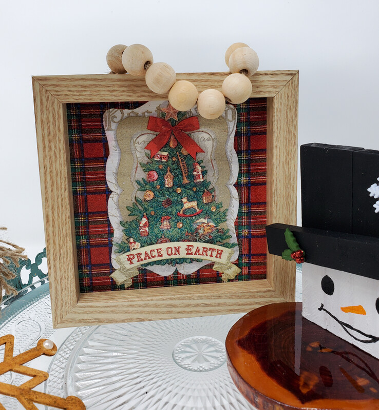 Vintage Look Christmas Tree Sign