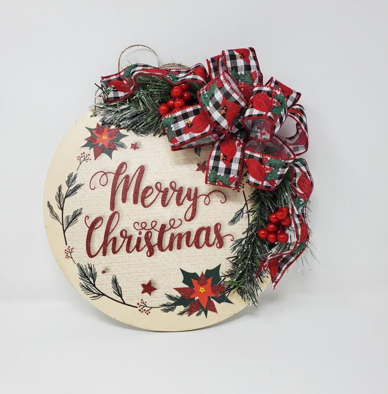 Merry Christmas Door Hanger