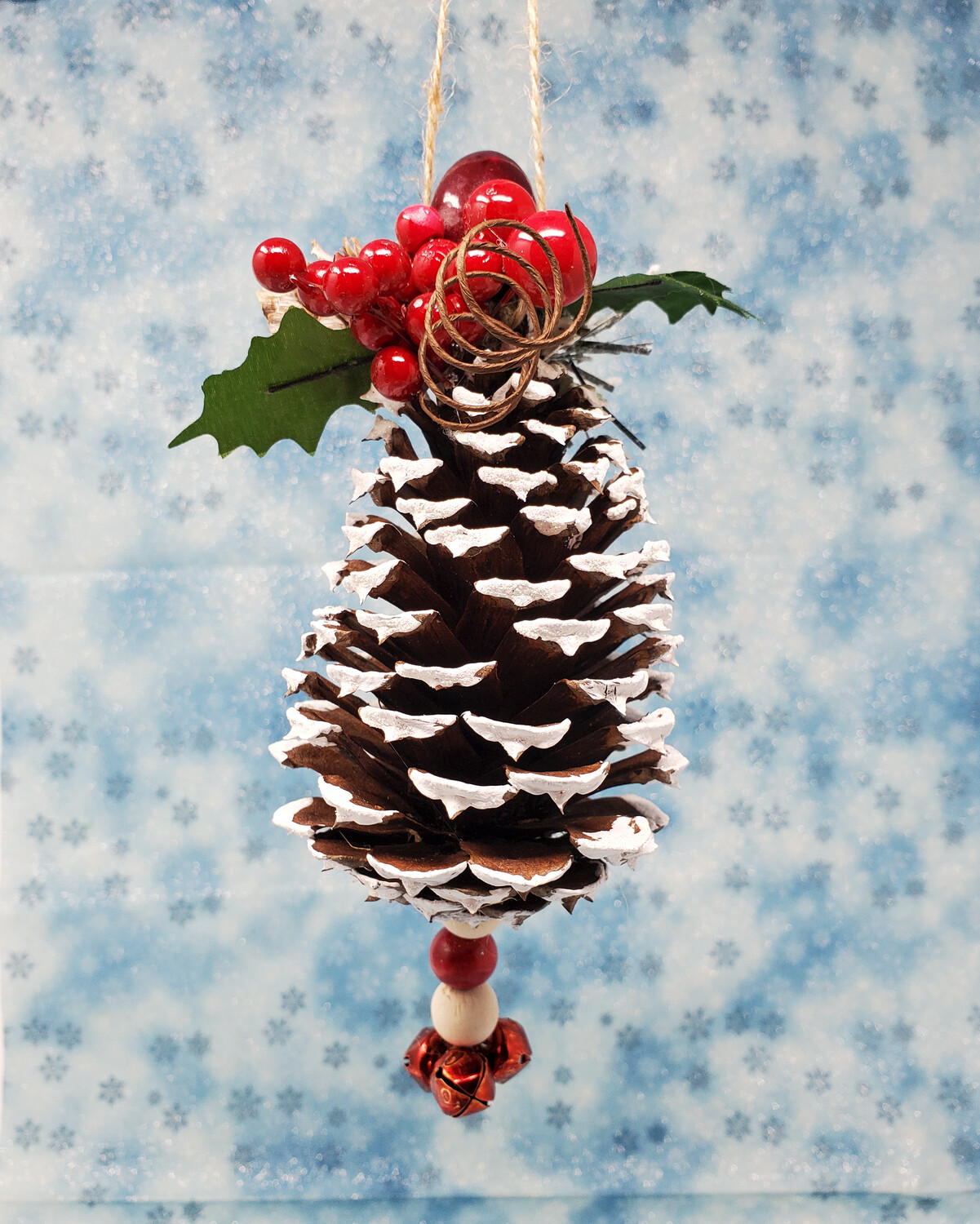 Rustic Pinecone Christmas Ornaments