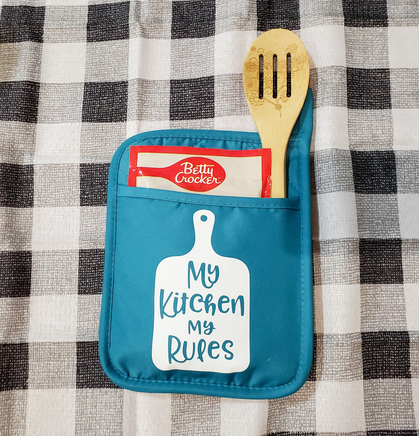 My Kitchen My Rules Pot Holder Gift