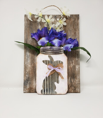 Iris Spring Door Hanger, Spring Décor, Easter Décor