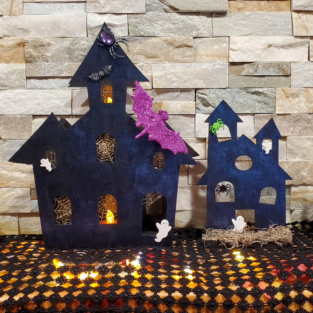 Halloween Haunted House Set, Halloween Gift, Daughter Gift