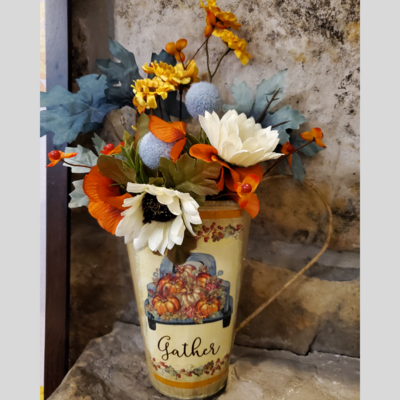 Gather Artificial Flower Arrangement, Housewarming Gift, Friend Gift