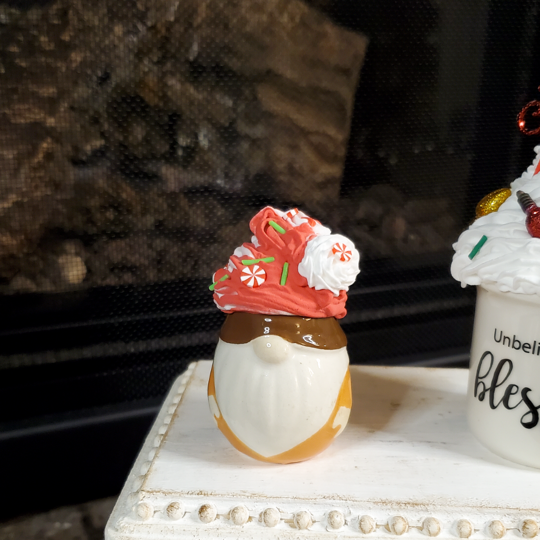 Peppermint Mini Gnome, Christmas Tiered Tray Decor, Christmas Gnome, Coworker Gift
