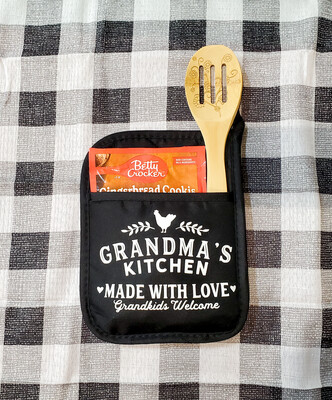 Pot Holder, Baking Gift Set, Grandma's Kitchen, Christmas Gift, Grandma Gift