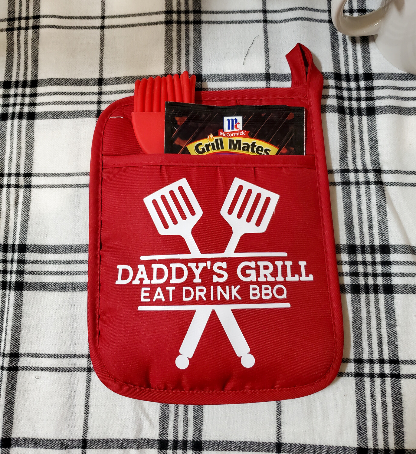 Pot Holder, Grilling Gifts, Daddy&#39;s Grill, Christmas Gift, Gifts For Dad