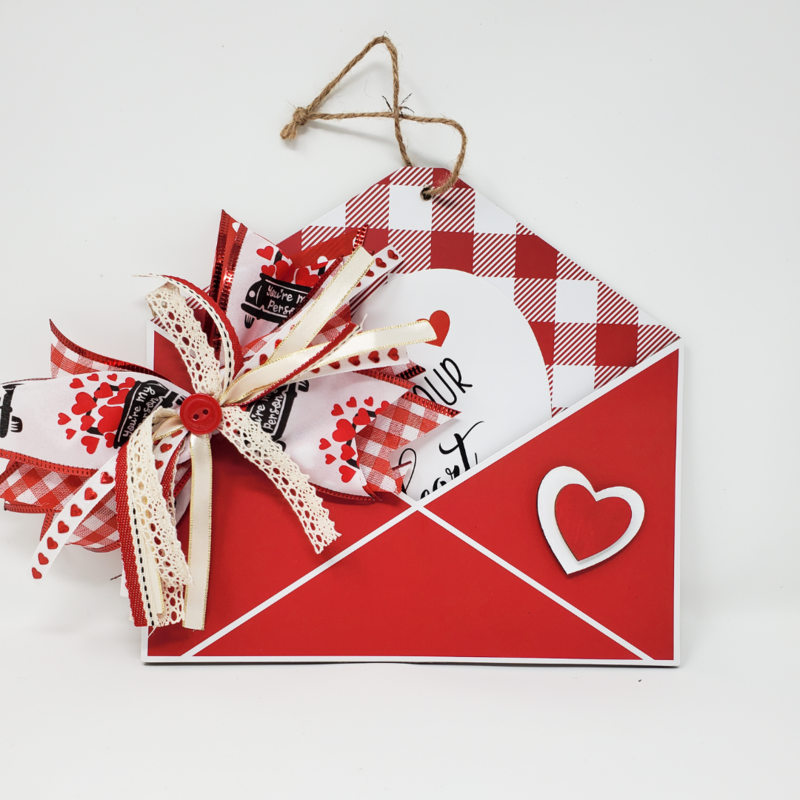 Love Letters Valentines Door Hanger