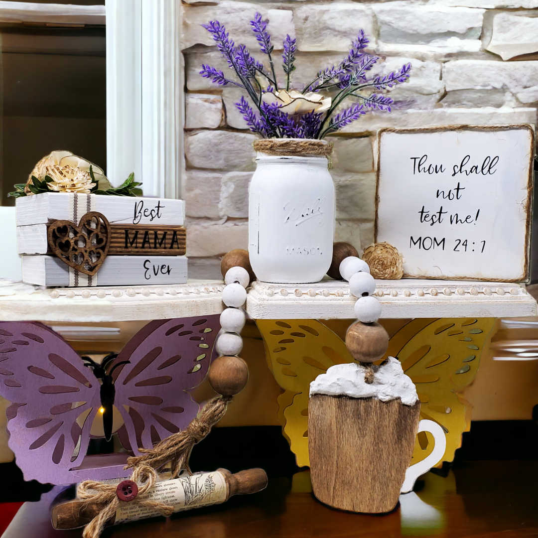 Mother&#39;s Tiered Tray Set