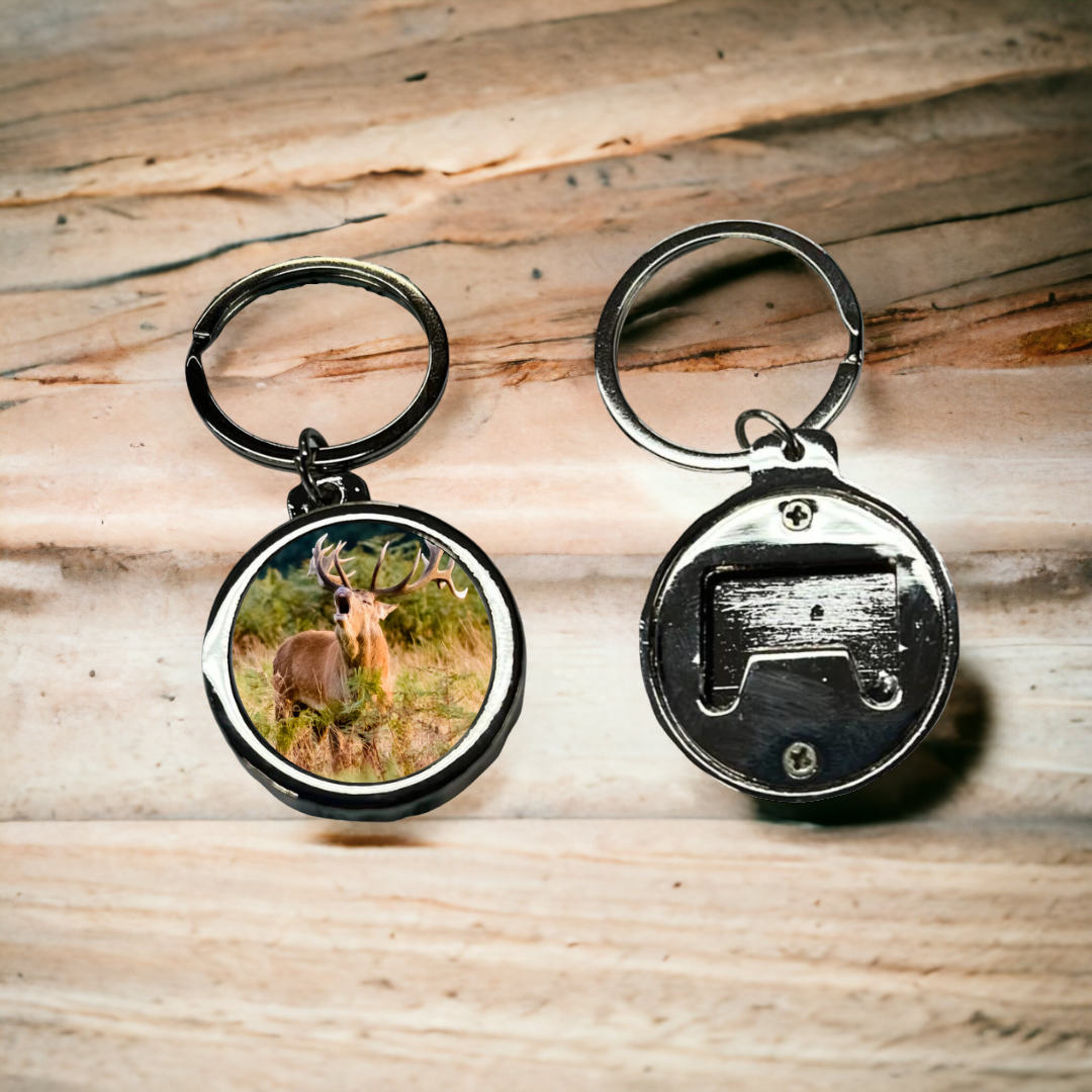 Bottle Opener Keychain, Deer Keychain