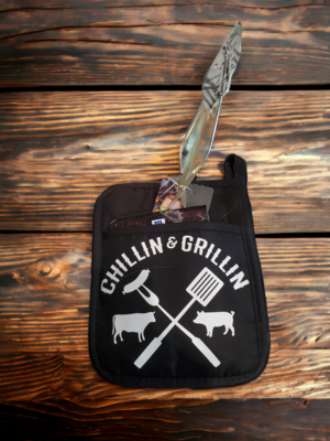 Pot Holder, Grilling Gifts, Grillin And Chillin, Christmas Gift, Gifts For Dad