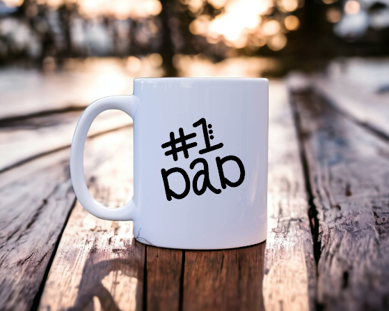 Number 1 Dad Mug