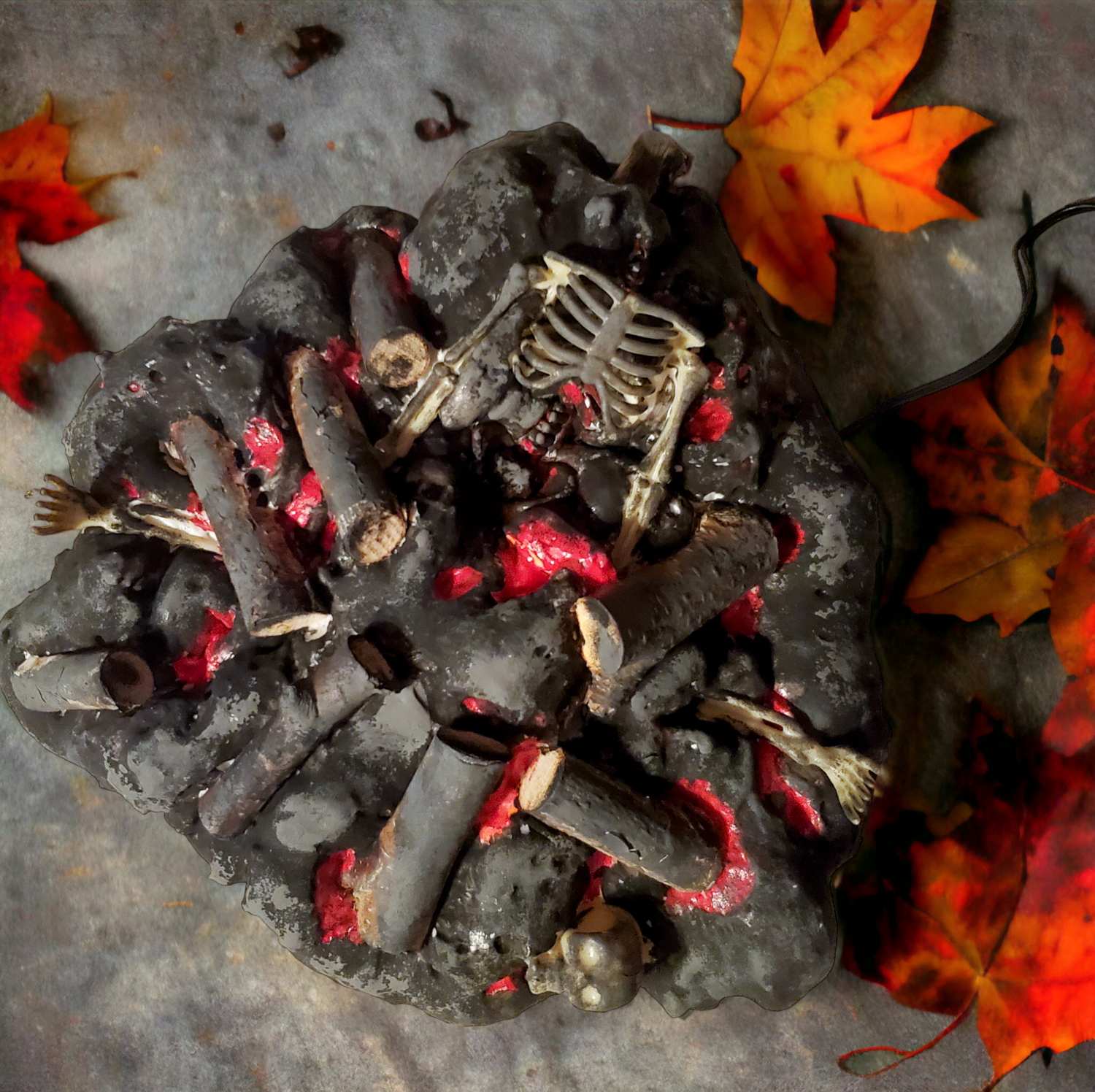 Halloween Witch Fire Decor