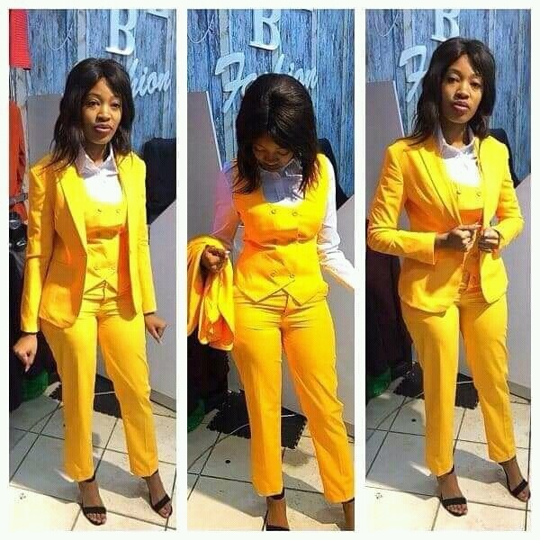 3 piece Classic fashion suit for Ladies #Queens