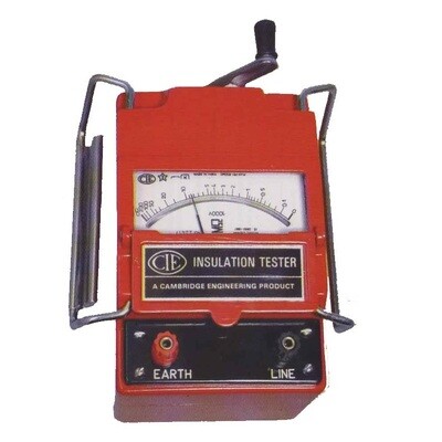 Analogue Insulation Tester 500 Volt / 0-1000MΩ, CIE 444