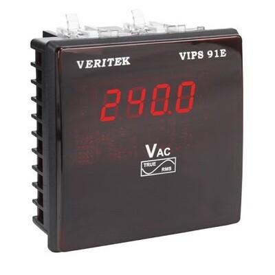 Veritek VIPS 91E Size 96 x 96 mm Single Phase Voltmeter