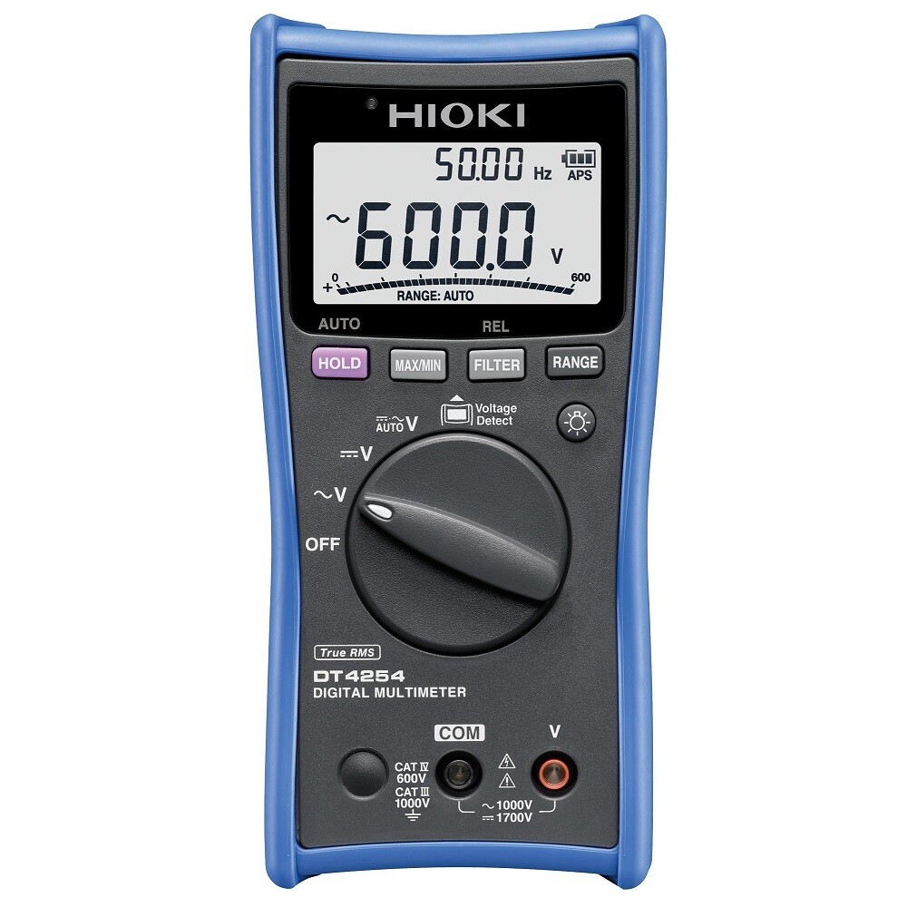 Hioki DT-4254 Digital Multimeter with 1500VDC for Solar Application