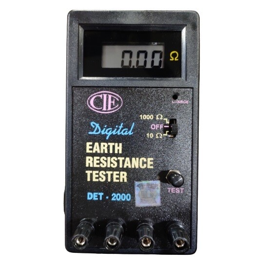 CIE DET-2000 Digital Earth Resistance Tester Range 0-10-1000 ohms