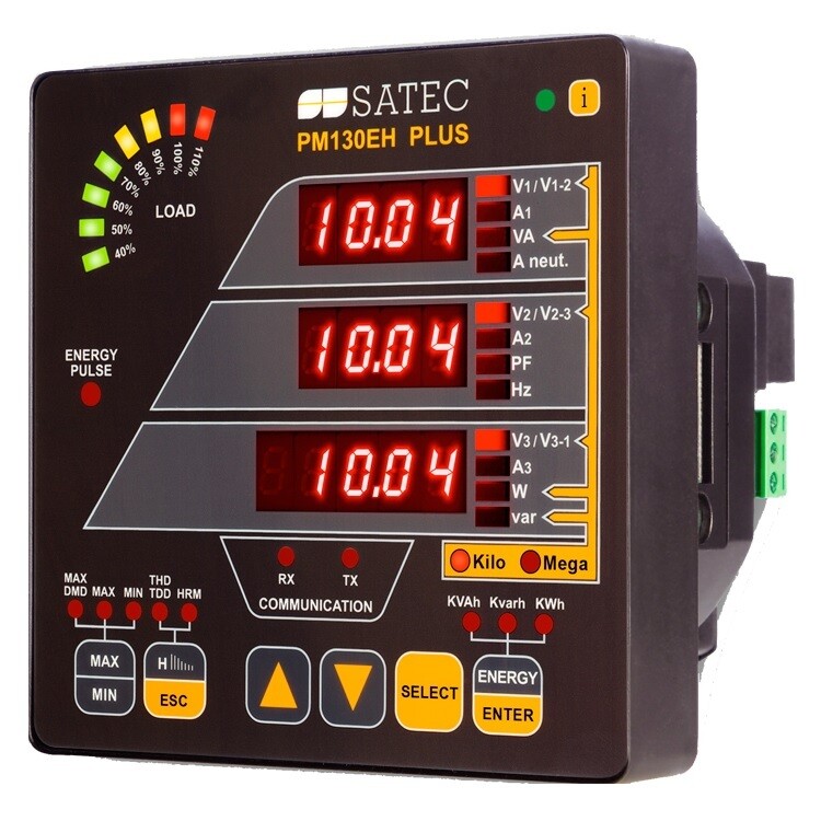 Satec PM130EH Plus Multifunction Meter Class 0.5S