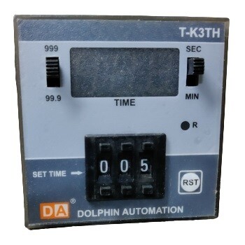 Dolphin Automation T-K3TH  3-Digit Timer 72 x 72 mm