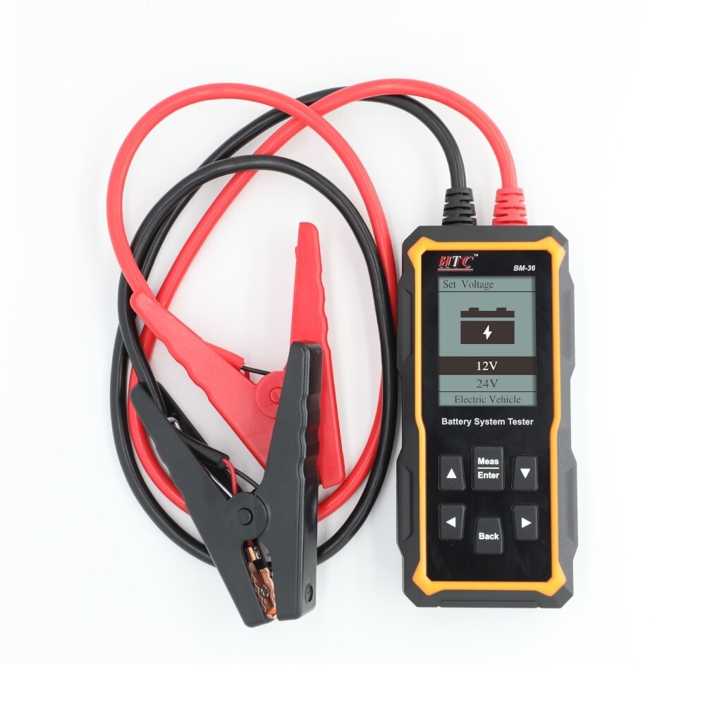 HTC BM-36 Battery Tester for 12V and 24V Automotive and EV Batteries