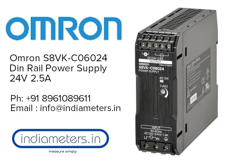 OMRON 安定化電源24V 心細く 60W S8VK-S06024