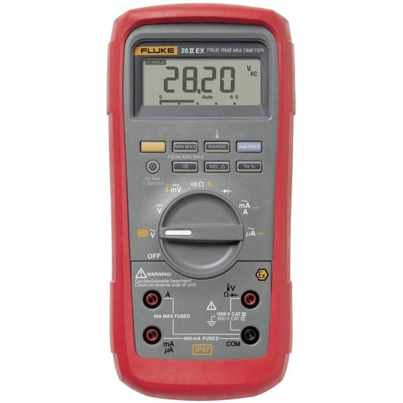 Fluke 28II-Ex ATEX Certified Digital Multimeter for Hazardous Zones