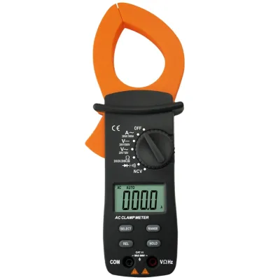 HTC 1000A Clamp Meter measuring AC current