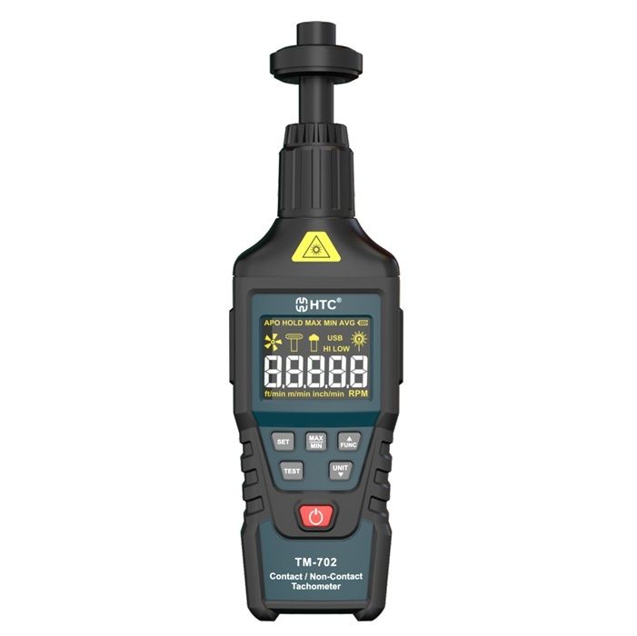 Digital tachometer TM-702 for motors, fans, pumps and machines