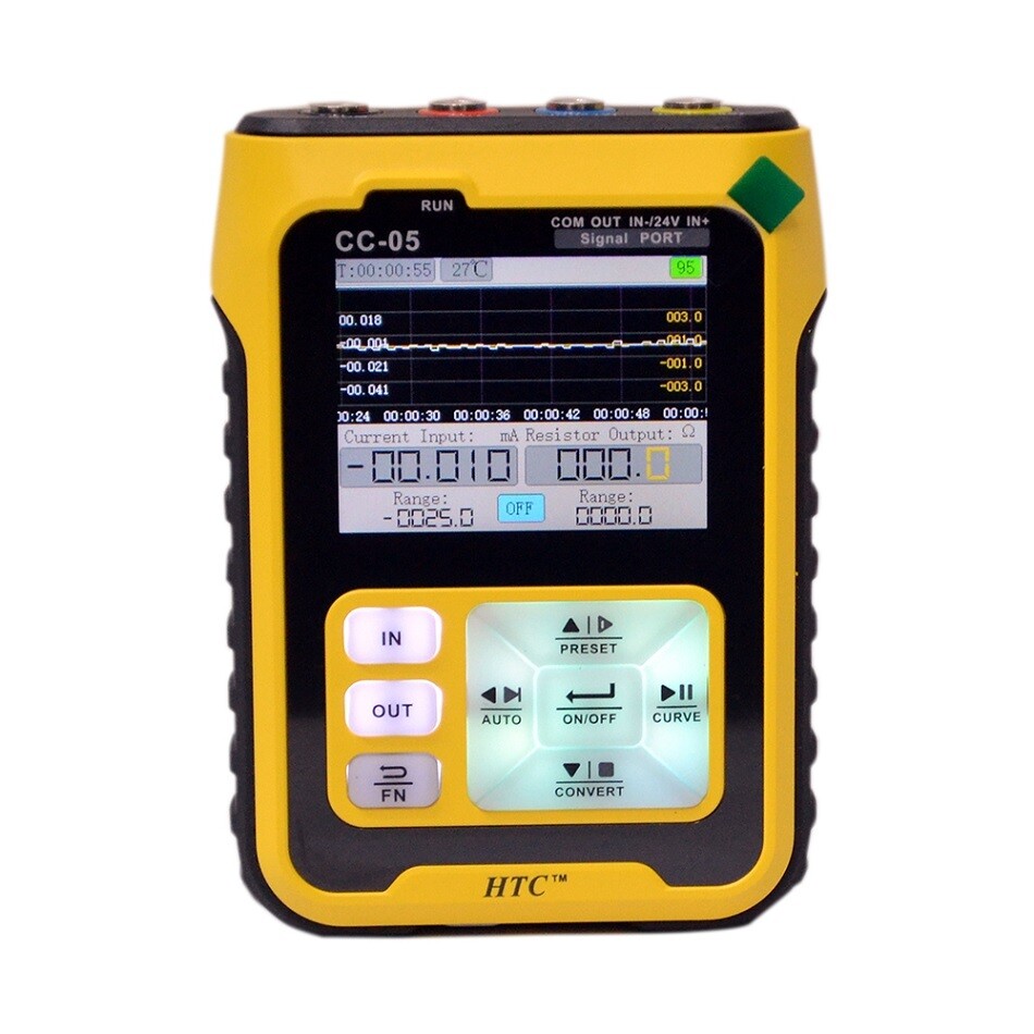 HTC CC-05 Multi Functional Process Calibrator 4-20mA TC RTD Source Measure