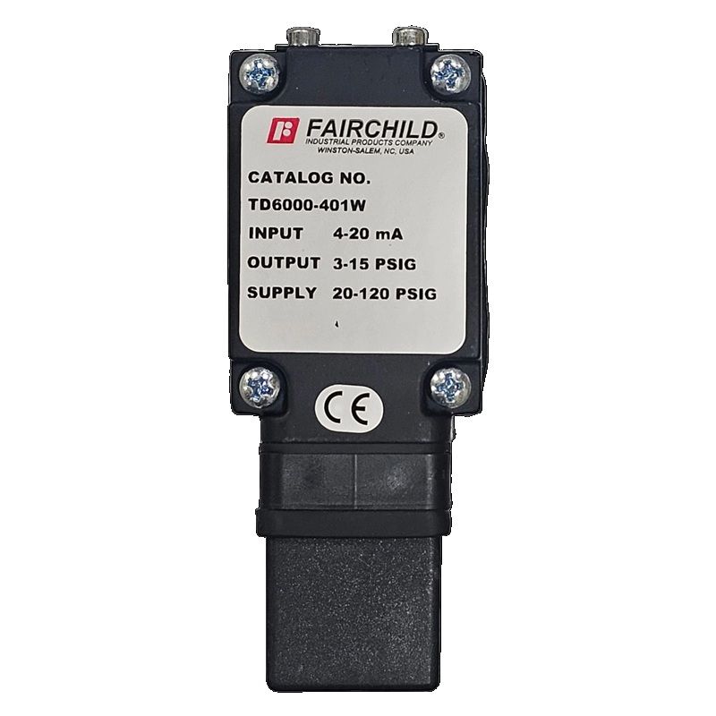 Fairchild TD6000-401W I/P Converter 4-20mA to 3-15 PSI