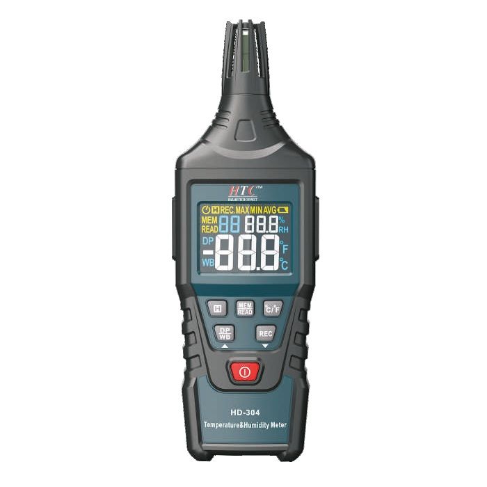 HTC HD-304 Temperature & Humidity Meter | Dew Point RH Meter