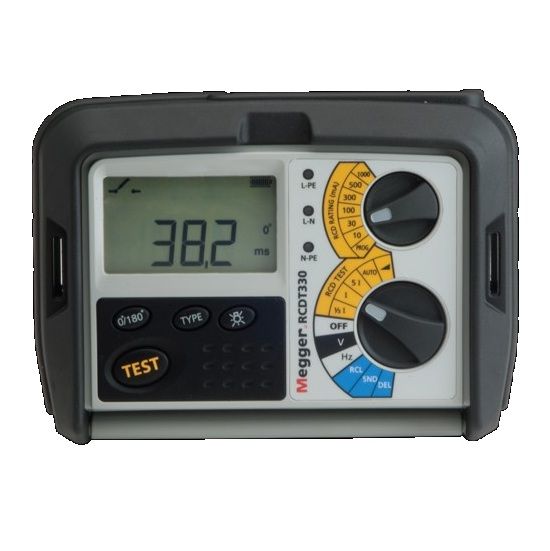 Megger RCDT310 RCD Tester 30mA 500mA Residual Current Device Tester India