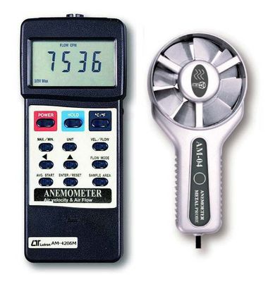 Lutron AM-4206M Metal Vane Anemometer