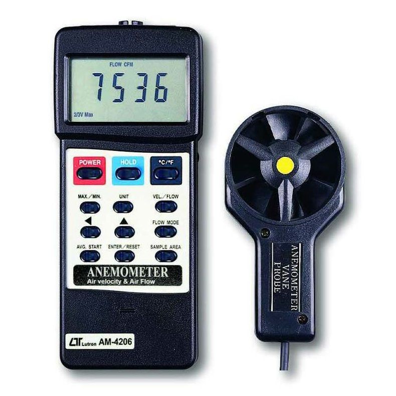 Lutron AM-4206 Anemometer with CMM and CFM