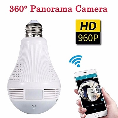 Security Light Bulb Camera