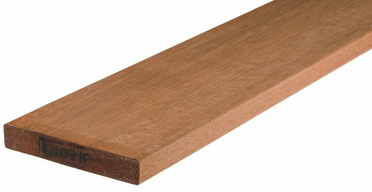 Bangkirai Glattprofil 25 x 145 mm