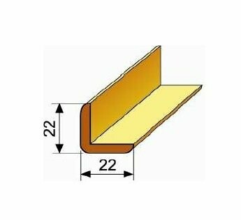 Winkelleiste Kiefer 22/22 mm