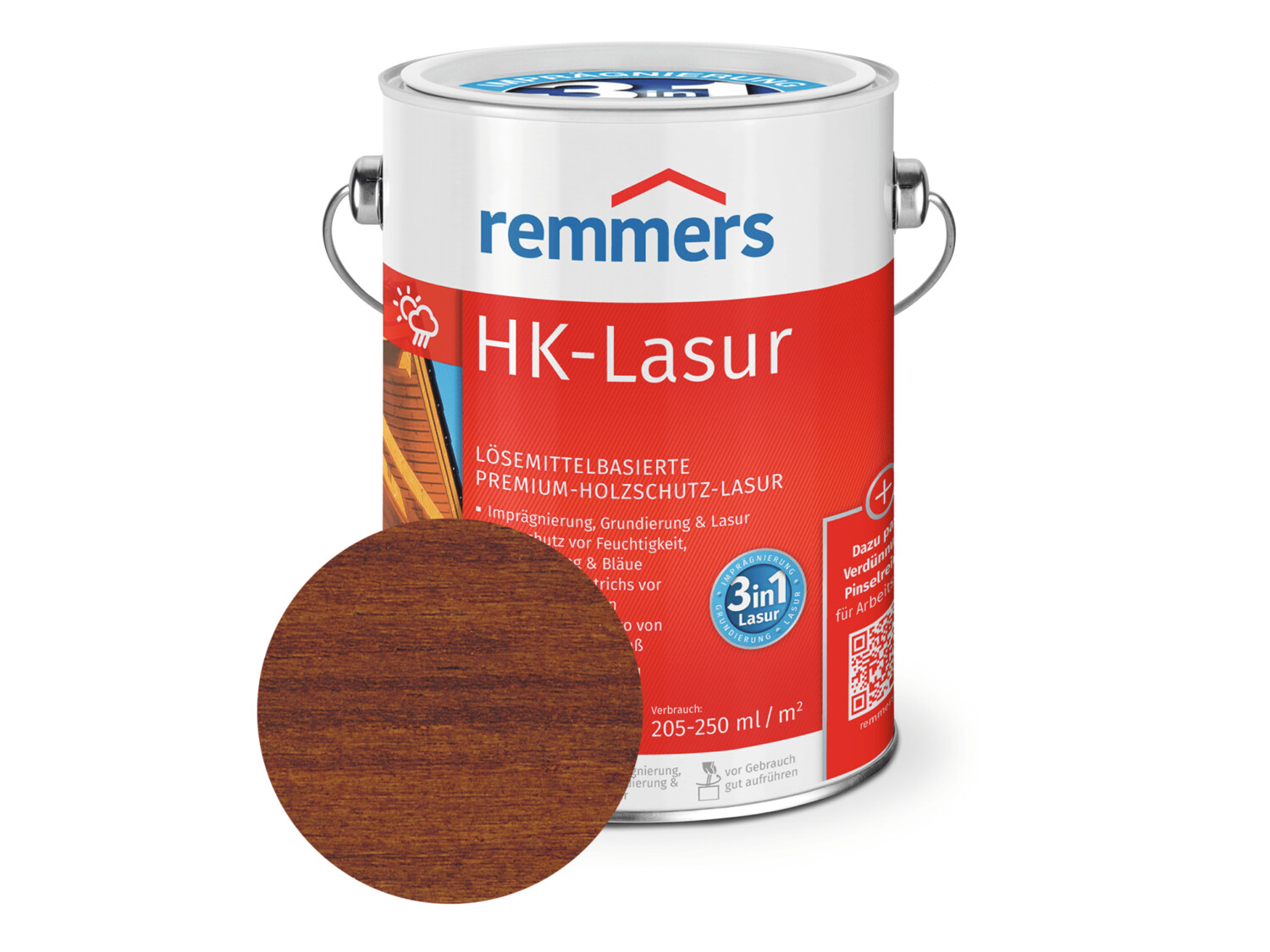Remmers HK-Lasur Kastanie 2,5 Liter