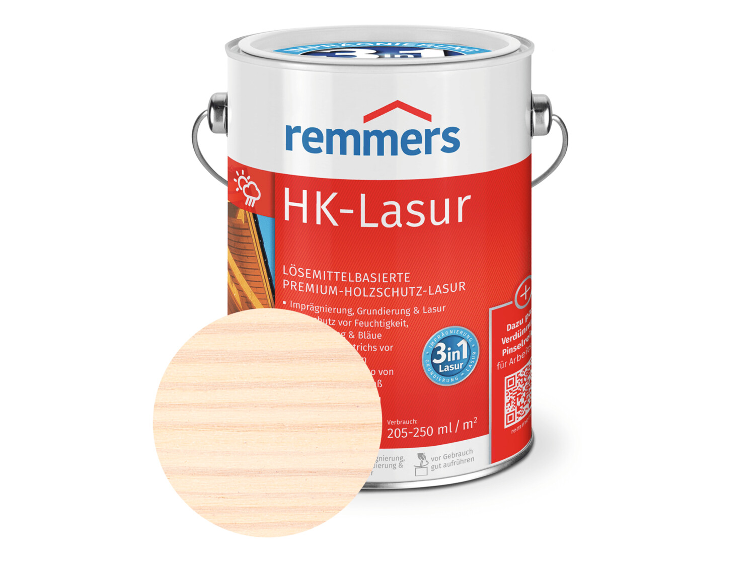Remmers HK-Lasur Weiß 2,5 Liter